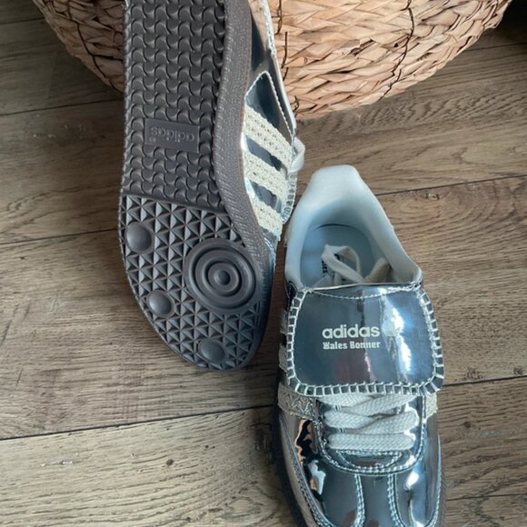 adidas gazelle silver green womens Adidas Samba Wales Bonner Silver